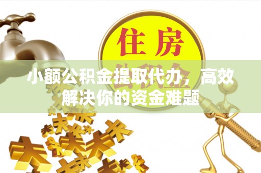 东山小额公积金提取代办，高效解决你的资金难题