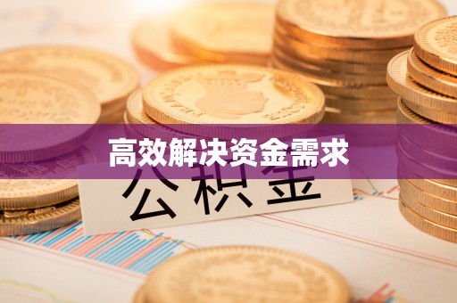 东山高效解决资金需求
